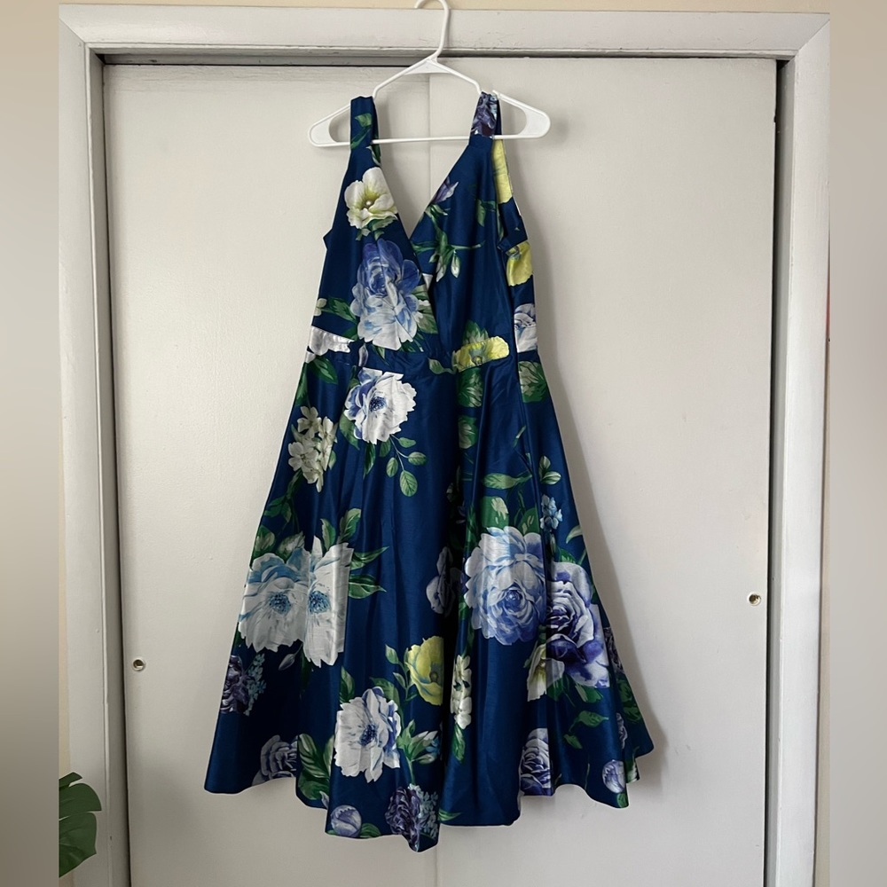 Blue Hydrangea Dress